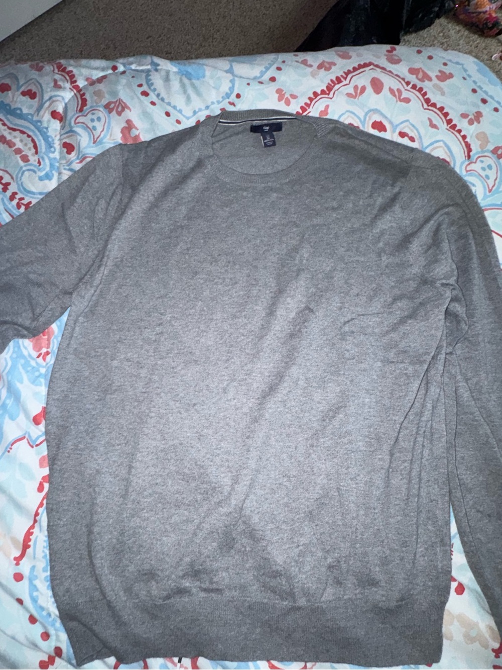 GAP Gray Crewneck Pullover Sweater